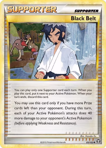 Black Belt (85/102), Triumphant — Pokémon card price