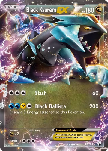 Black Kyurem EX (95/135), Plasma Storm — Pokémon card price