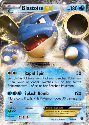Blastoise EX (29/146), XY Base Set — Pokémon card price