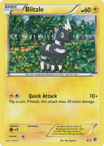 Blitzle - 6/12 (006/012), McDonald's Promos 2011 — Pokémon card price