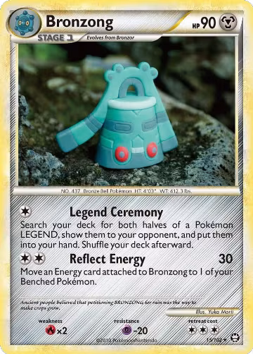 Bronzong (15/102), Triumphant — Pokémon card price