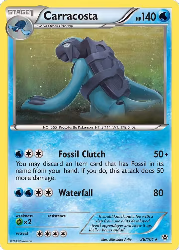 Carracosta (28/101), Plasma Blast — Pokémon card price
