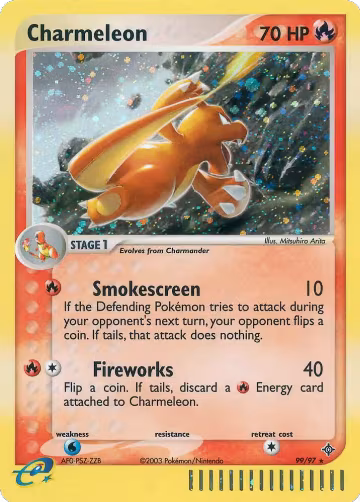 Charmeleon (99/97), EX Dragon — Pokémon card price