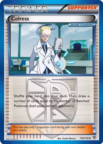 Colress (Team Plasma) (118/135), Plasma Storm — Pokémon card price