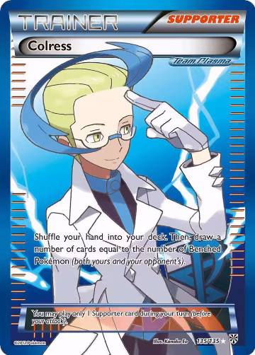 Colress (Team Plasma) (135 Full Art) (135/135), Plasma Storm — Pokémon card price