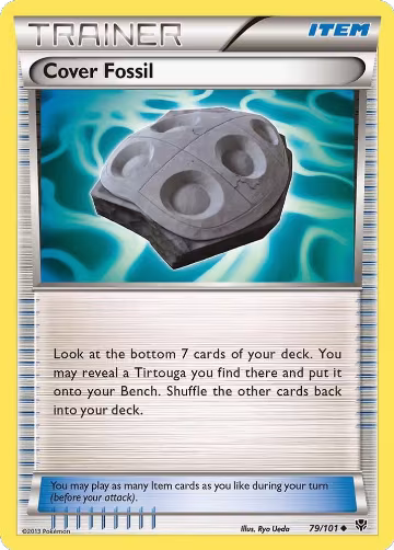 Cover Fossil (79/101), Plasma Blast — Pokémon card price