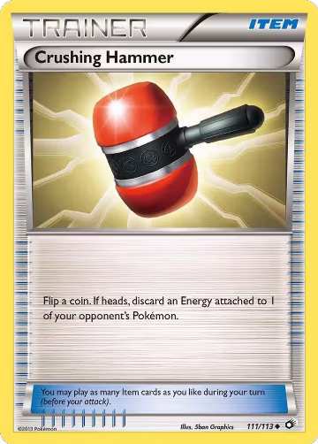 Crushing Hammer (111/113), Legendary Treasures — Pokémon card price
