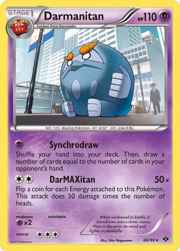 Darmanitan (60/99), Next Destinies — Pokémon card price