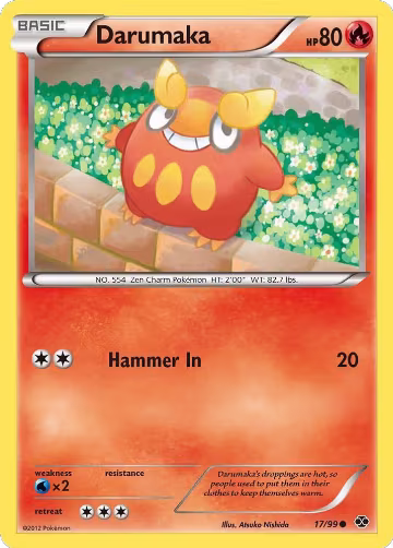 Darumaka (17/99), Next Destinies — Pokémon card price