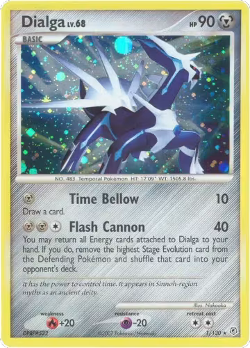 Dialga (1/130), Diamond and Pearl — Pokémon card price