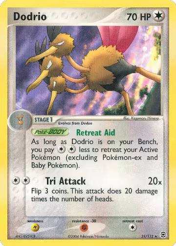 Dodrio (21/112), EX FireRed & LeafGreen — Pokémon card price