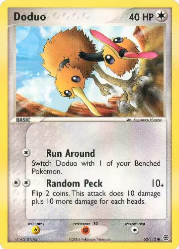 Doduo (62/112), EX FireRed & LeafGreen — Pokémon card price
