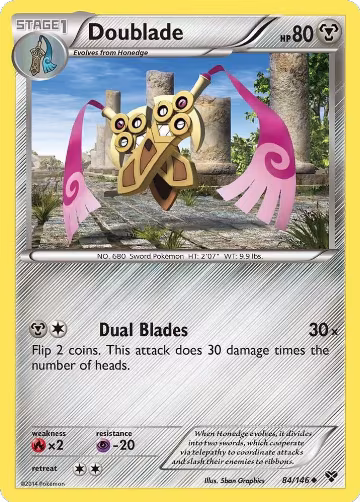 Doublade (84/146), XY Base Set — Pokémon card price