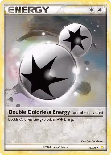 Double Colorless Energy (103/123), HeartGold SoulSilver — Pokémon card price