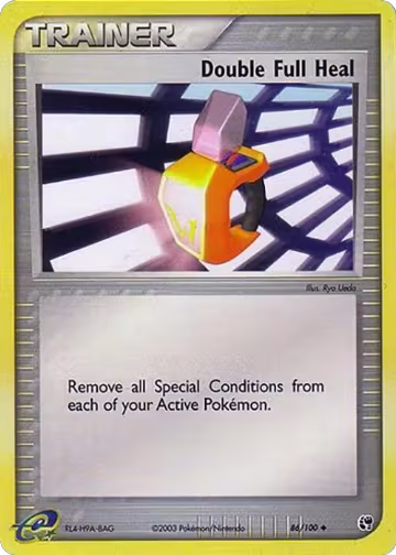 Double Full Heal (86/100), EX Sandstorm — Pokémon card price