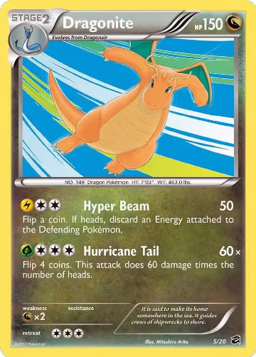 Dragonite (5/20) — card price
