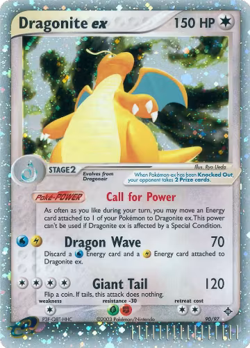 Dragonite ex (90/97) — card price