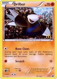 Drilbur - 8/12 (008/012), McDonald's Promos 2012 — Pokémon card price