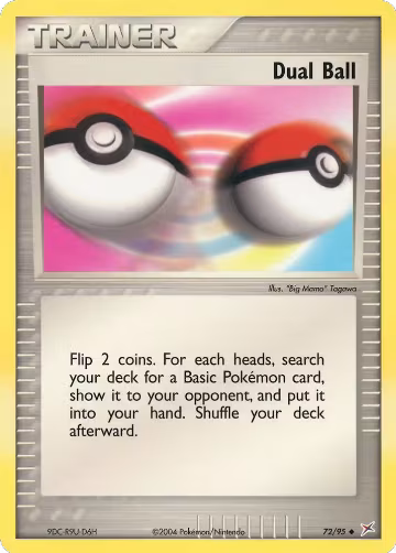Dual Ball (72/95), EX Team Magma vs Team Aqua — Pokémon card price