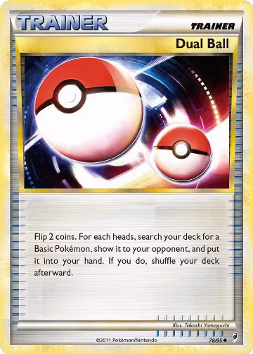 Dual Ball (78/95), Call of Legends — Pokémon card price