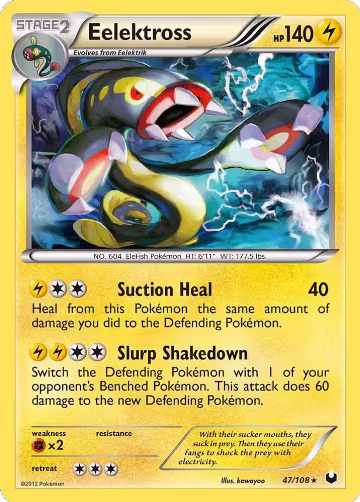 Eelektross (47/108), Dark Explorers — Pokémon card price