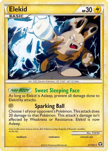 Elekid (21/102), Triumphant — Pokémon card price