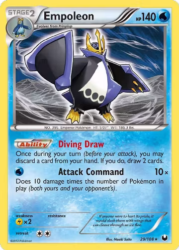 Empoleon (29/108), Dark Explorers — Pokémon card price