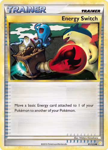 Energy Switch (91/123), HeartGold SoulSilver — Pokémon card price