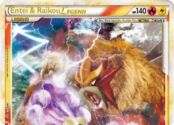 Entei & Raikou Legend (top) (90/95), Unleashed — Pokémon card price