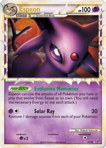 Espeon (Prime) (81/90) — card price