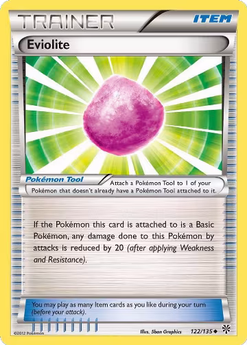 Eviolite (122/135), Plasma Storm — Pokémon card price