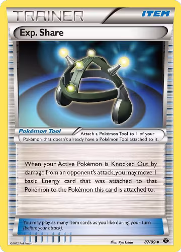 Exp. Share (87/99), Next Destinies — Pokémon card price