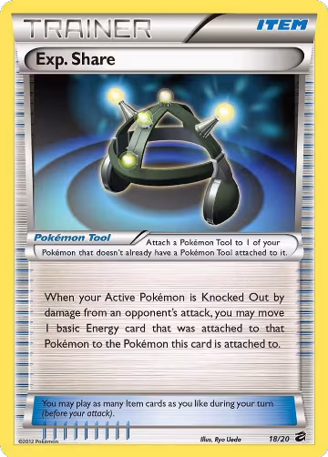 Exp. Share (18/20), Dragon Vault — Pokémon card price
