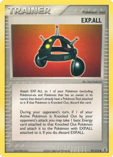 EXP.ALL (91/112), EX FireRed & LeafGreen — Pokémon card price