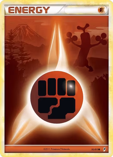 Fighting Energy (93/95), Call of Legends — Pokémon card price