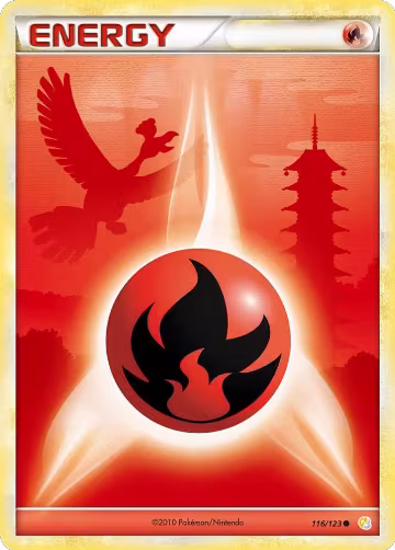 Fire Energy (116/123), HeartGold SoulSilver — Pokémon card price
