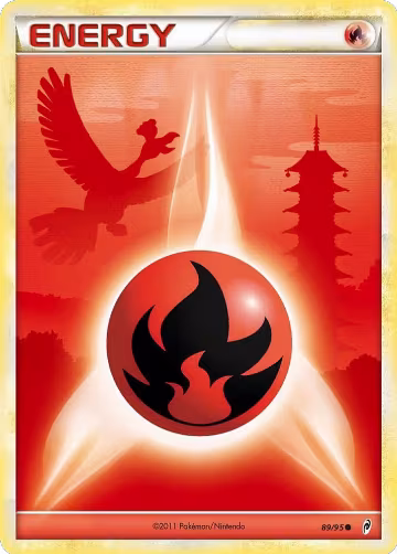 Fire Energy (89/95), Call of Legends — Pokémon card price
