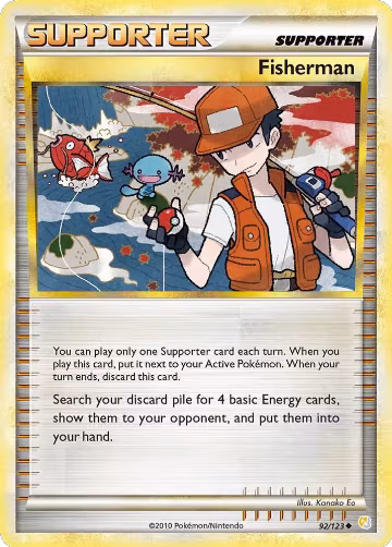 Fisherman (92/123), HeartGold SoulSilver — Pokémon card price
