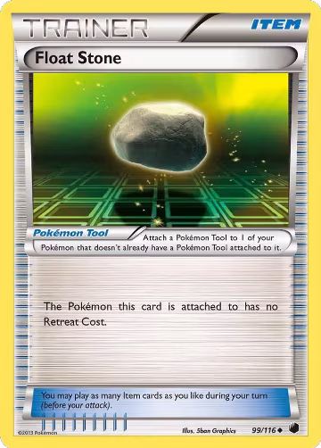 Float Stone (99/116), Plasma Freeze — Pokémon card price