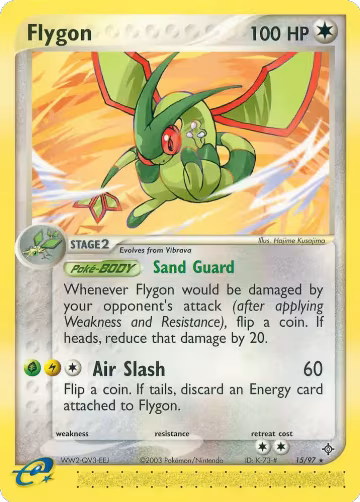 Flygon - 15/97 (15/97), EX Dragon — Pokémon card price