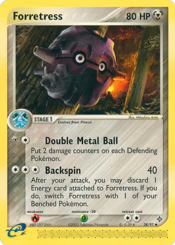 Forretress (28/97), EX Dragon — Pokémon card price