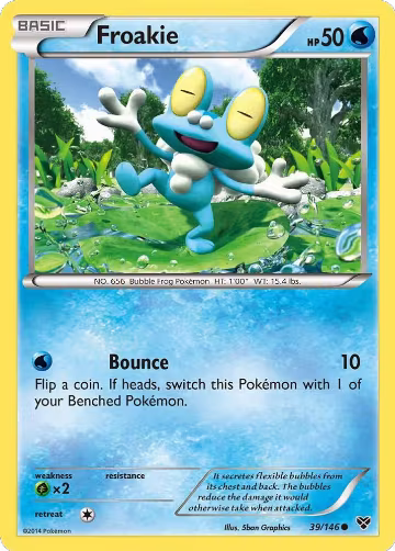 Froakie (39/146), XY Base Set — Pokémon card price