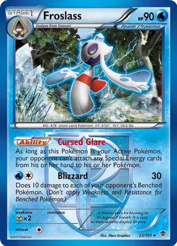 Froslass (Team Plasma) (23/101), Plasma Blast — Pokémon card price