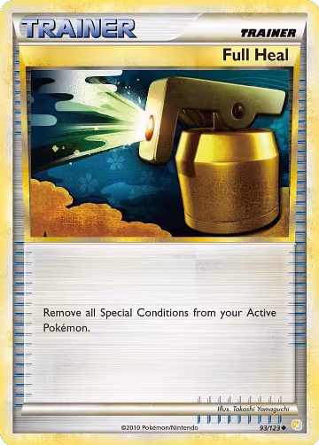Full Heal (93/123), HeartGold SoulSilver — Pokémon card price