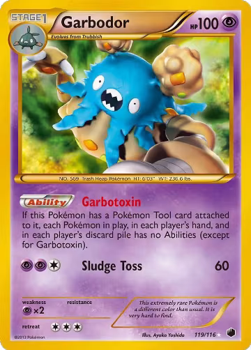 Garbodor (119 Secret Rare) (119/116), Plasma Freeze — Pokémon card price