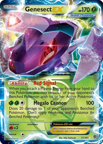 Genesect EX (Team Plasma) (11/101), Plasma Blast — Pokémon card price