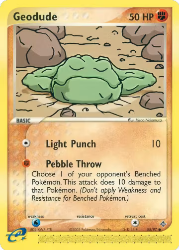 Geodude - 55/97 (55/97), EX Dragon — Pokémon card price
