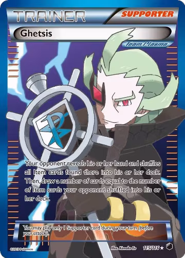Ghetsis (Team Plasma) (Full Art) (115/116), Plasma Freeze — Pokémon card price