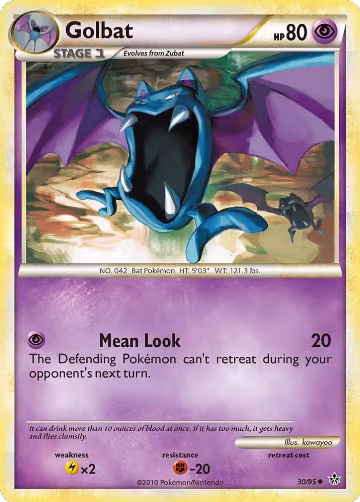 Golbat (30/95), Unleashed — Pokémon card price