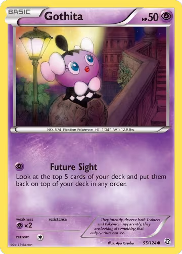 Gothita (55/124), Dragons Exalted — Pokémon card price
